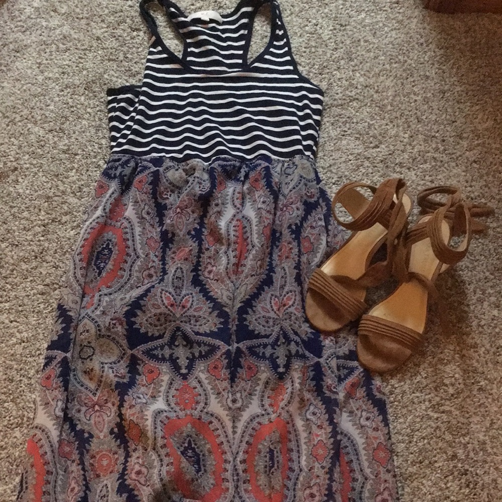 Racerback maxi dress